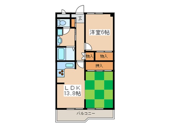 ロイヤルヒルズＫの物件間取画像